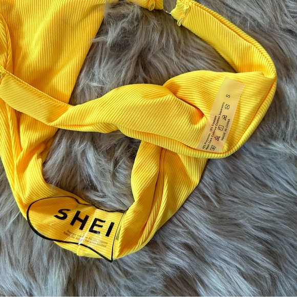 SHEIN Yellow Bikini Top & Bottoms - Picture 4 of 8